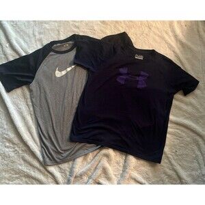 Bundle Two Shirts Nike Under Armour Dri-Fit Tee T-shirt XL 18-20